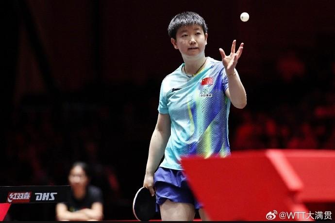  孙颖莎4-2战胜早田希娜，对后者18连胜晋级新加坡大满贯四强 新闻