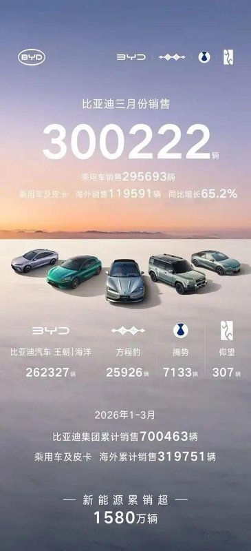  比亚迪Q1全球销量数据深拆：32万出口背后的利润密码与风险敞口 汽车科技